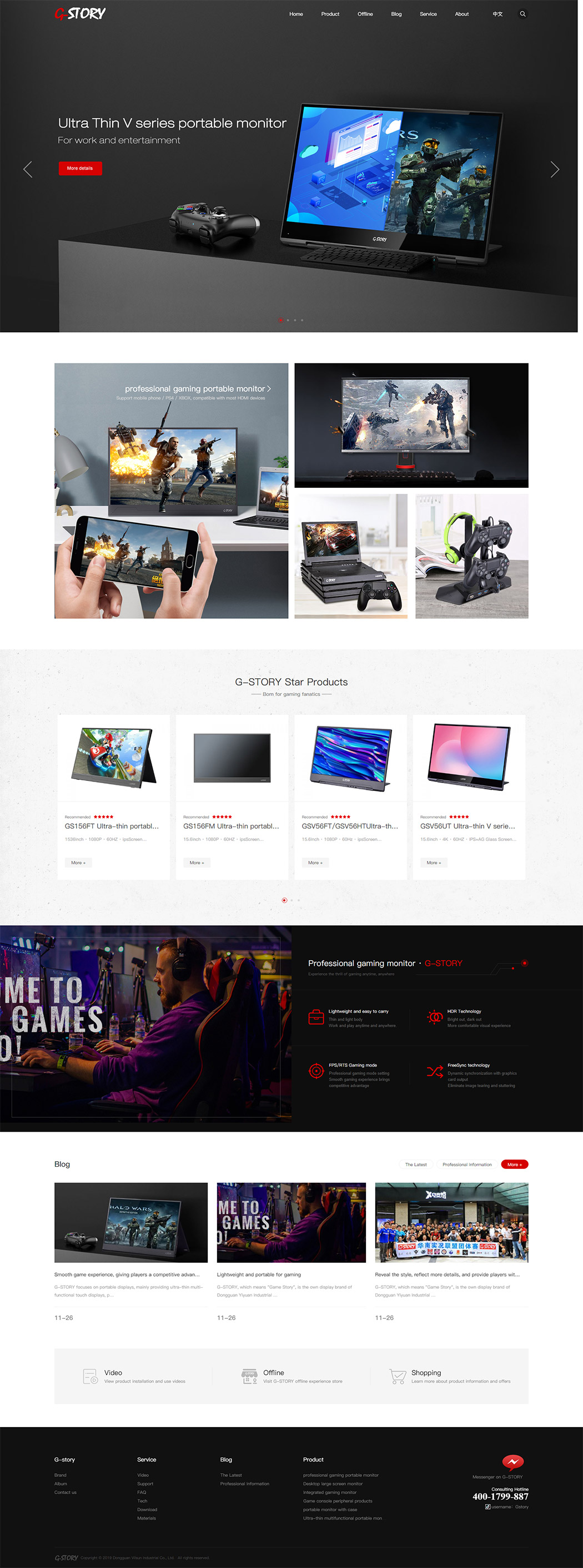 G-STORY,Portable-Monitor,Gaming-Monitor-G-STORY